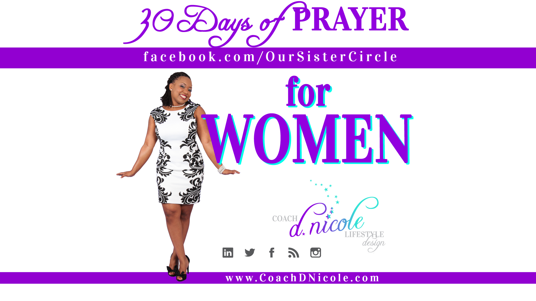 prayer call, 30 days of prayer, for women, prayer, women, image, identity, coachdnicole, coach d, nicole, williams